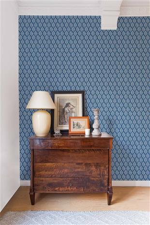 Kasuri Blue - A00838N Tapetti