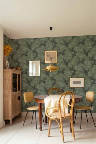 Imperial Ibis Jade - B00137 Tapetti