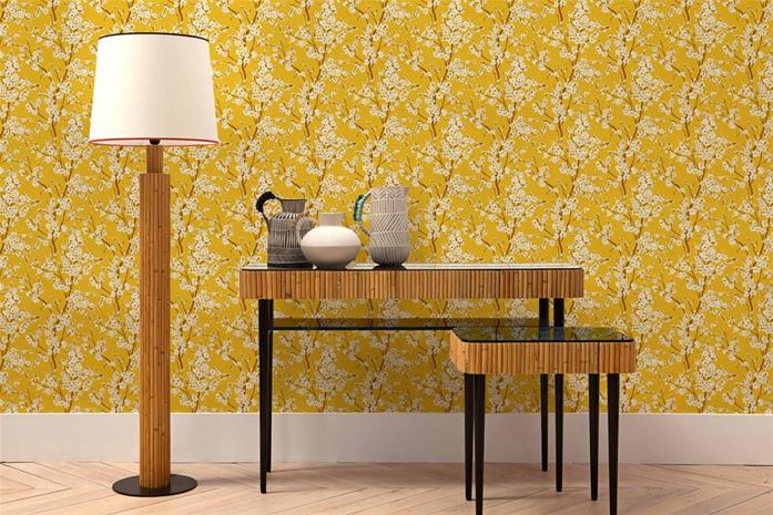 Cherry Blossom Amber - B00126 Tapetti
