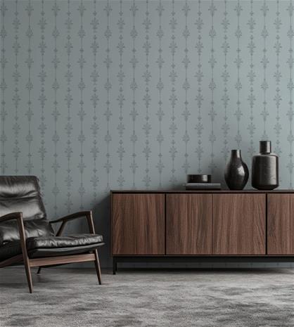 Estrid Dusty Blue - 1011502-03 Tapetti