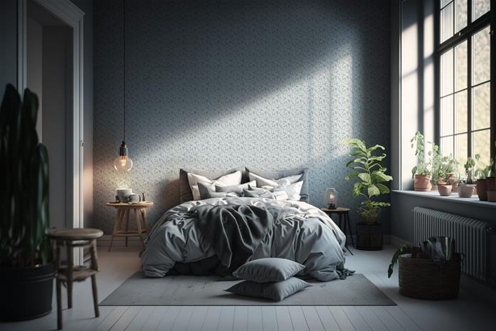 Heike Blue miniature - 1026601-01 Tapetti