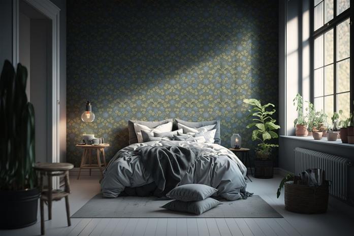 Anemone Green - 1034101-03 Tapetti
