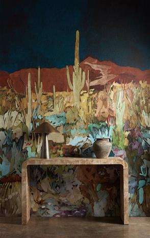Saltillo Midnight/Burnt Umber/Azure - HFUP113370 Tapetti