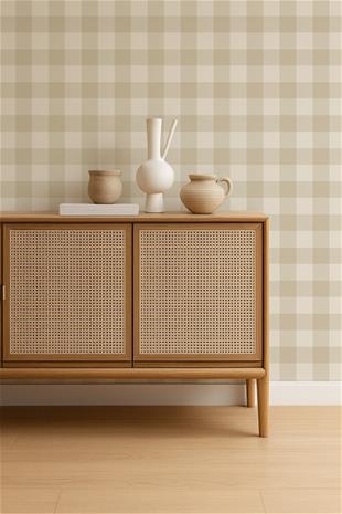 Central Check Pebble - NPOP113415 Tapetti – kuva 2/2