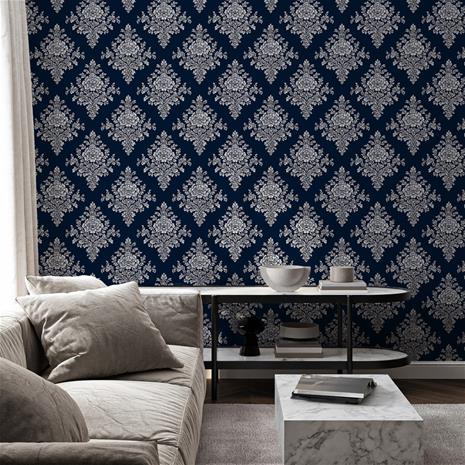 Karlsborg Blue - 1074301-01 Tapetti