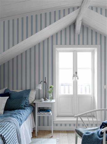 Hamnskär Stripe - 8874" "Tapetti