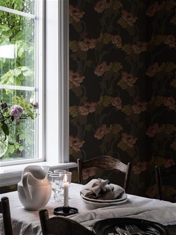 Ovansjö Svart - 521-03 Tapetti – kuva 3/3