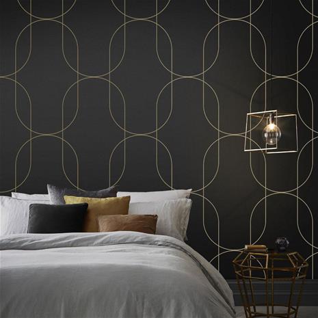 Palais Black & Gold - 112188 Tapetti