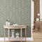 Stag Damask Sage Green - 923706 Tapetti – kuva 1