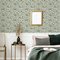 Birds & Blossoms Green - 296402 Tapetti – kuva 1