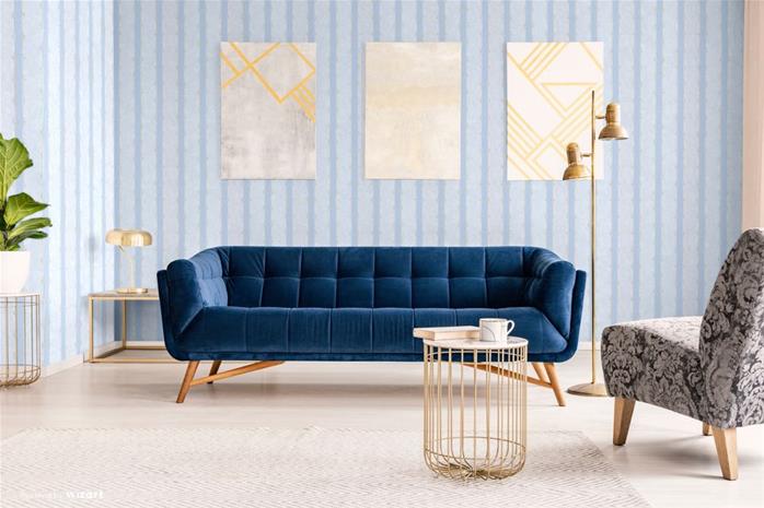 Blue Stripe - DE41451 Tapetti