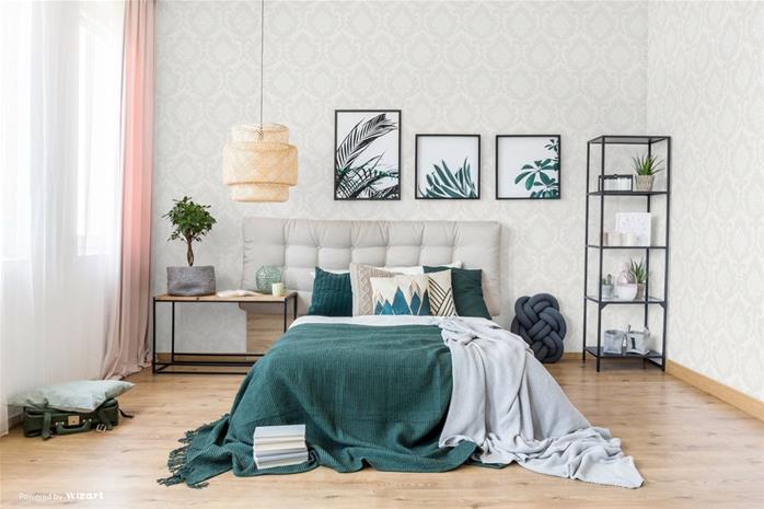 White Damask - DE41858 Tapetti – kuva 3/3