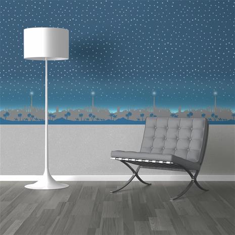 Blue Dubai Landscape - SK10021 Tapetti