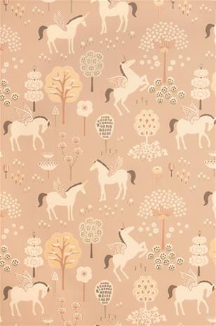 True Unicorn Old pink - 116-06 Tapetti