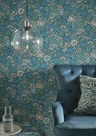 MALLOW TEAL - W0173/02 Tapetti