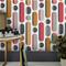 Morse Red/Grey/Mustard - 118719 Tapetti – kuva 3