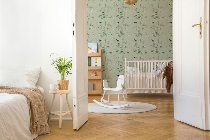 Magic pond Soft Green - 1029201-04 Tapetti