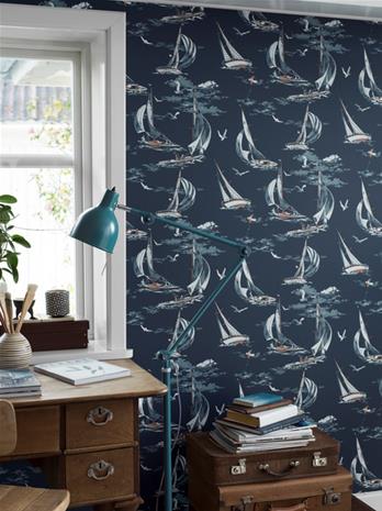 Sailboats - 8853" "Tapetti