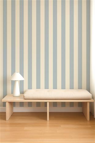 Central Stripe Cornflower - NPOP113420 Tapetti