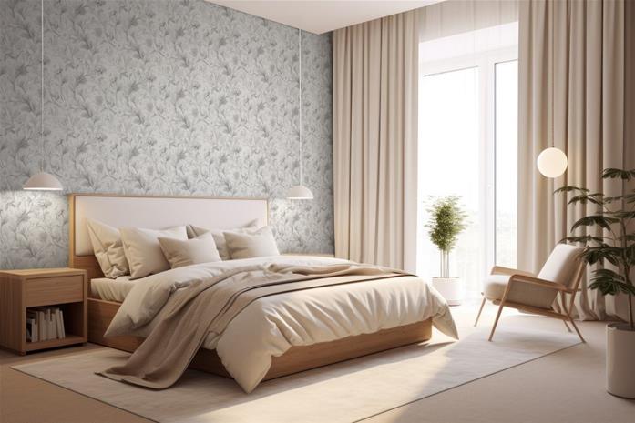 Lorena Light Grey - 1105601-05 Tapetti