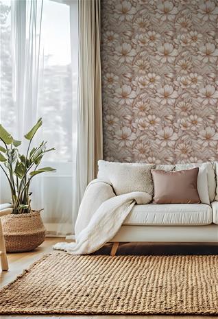 Virpi Beige - 1106101-05 Tapetti