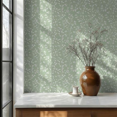 Truls Dark Green - 1048001-06 Tapetti