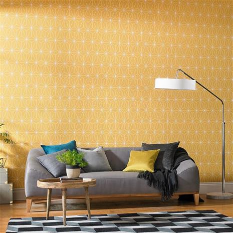 Prism Yellow - 104741 Tapetti