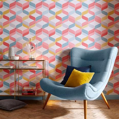 Retro Brights - 104814 Tapetti