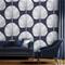 Palm Fan Navy - 112195 Tapetti – kuva 3