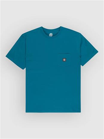 Element Icon Label Pocket T-paita mallard blue