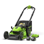 Greenworks MO48L424-01 2x24V 2x4,0Ah 46cm, akkuruohonleikkuri
