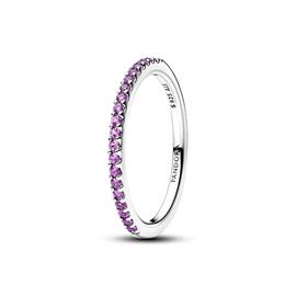 Pandora Sparkling Purple Half-Eternity Band sormus 192999C04