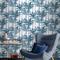 Jungle Cobalt - 105914 Tapetti – kuva 3