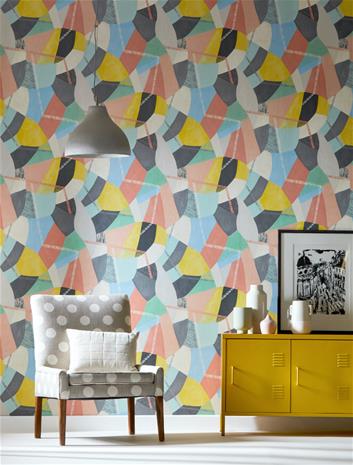 Abstract Geo Pastel Pop - GRA50104W Tapetti – kuva 4/6