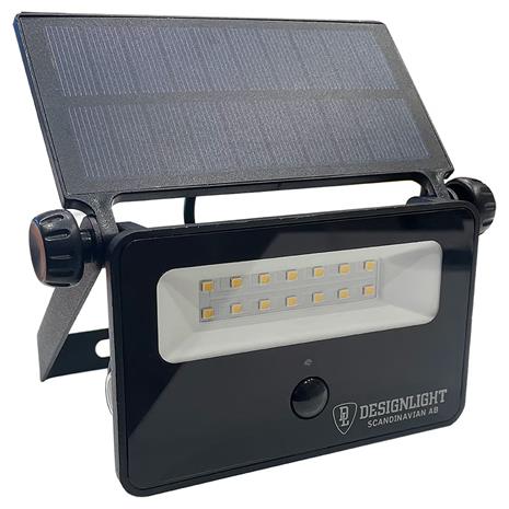 Designlight Sunny Valonheitin aurinkokennolla PIR 1600 lm IP65
