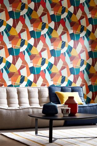 Abstract Geo Rust & Peacock - GRA50101W Tapetti – kuva 5/7