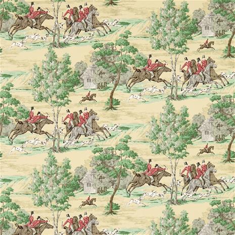 Tally Ho Evergreen/Crimson - 214598 Tapetti