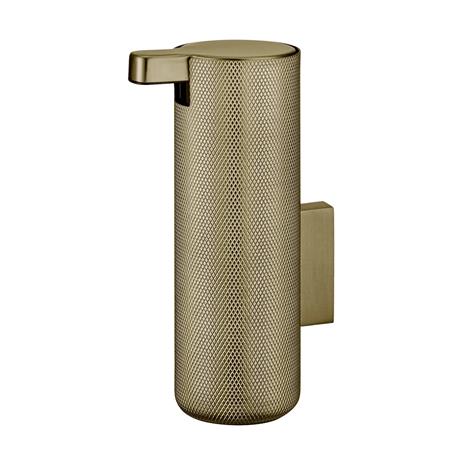 Blomus Wall-Mounted Soap Dispenser - Ø 5,55 Cm, 165 Ml - Modo Rof - Brass - Gold - ONE SIZE