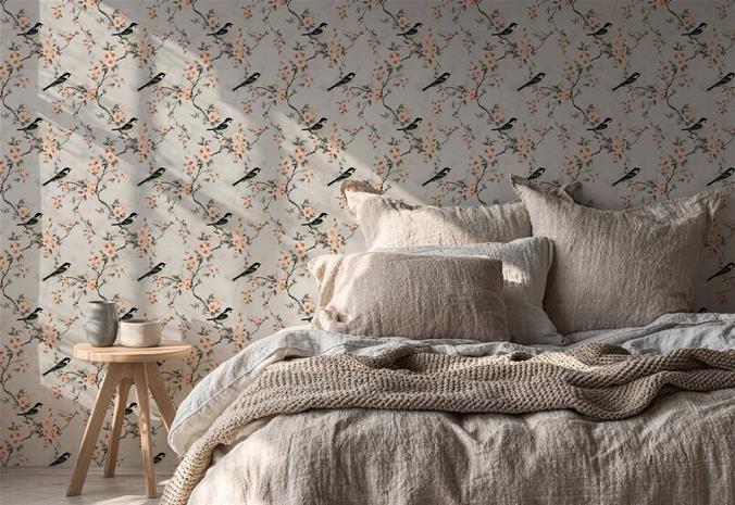 Johanna Light Grey - 1013402-01 Tapetti
