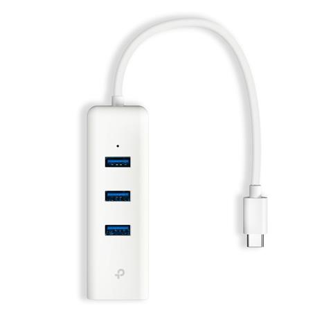 TP-Link UE330C USB-C - 3xUSB-A + LAN -USB hubi