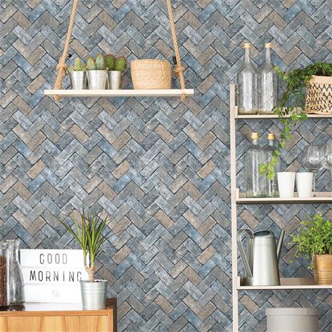 Herringbone Brick - G45425 Tapetti