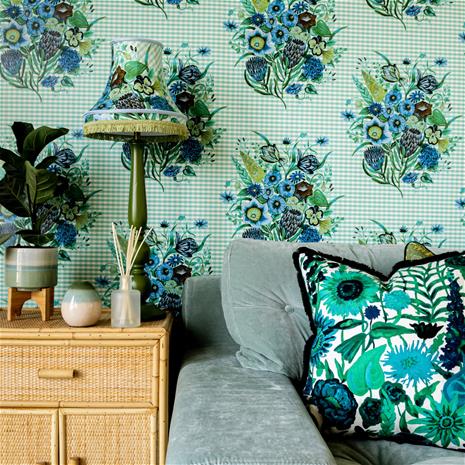 Posy Aqua - POAB894170 Tapetti