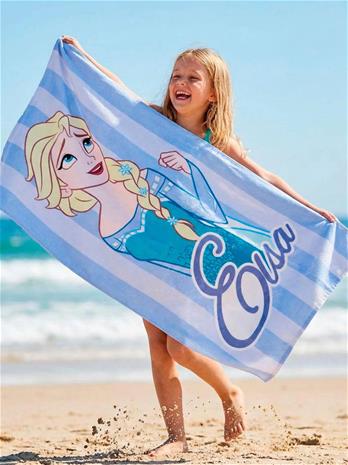 Disney Frozen Rantapyyhe, Vaaleansininen