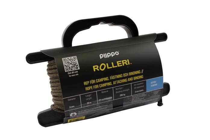 Piippo Rolleri 4mm x 30m PP-multifilamentti