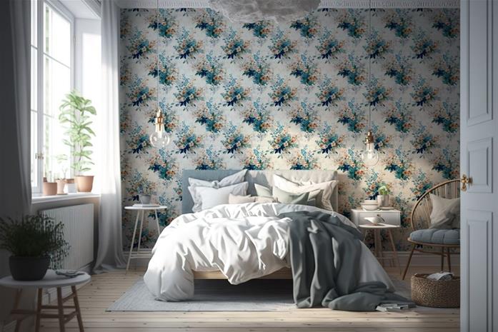 Kajsa Blue - 1096701-03 Tapetti