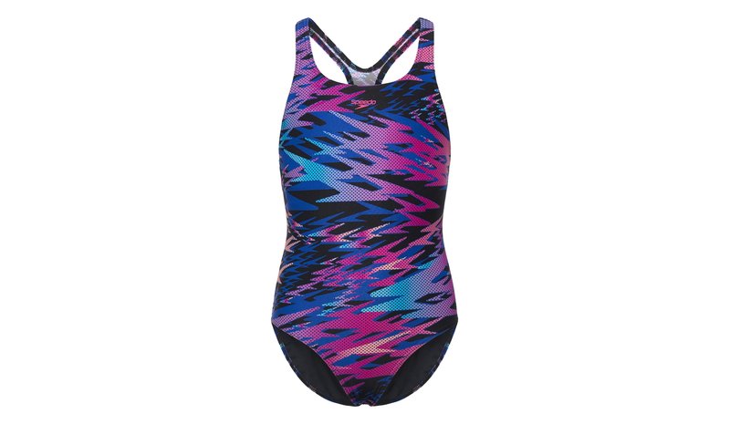 Speedo Hyperboom Print Medalist Swimsuit - Multi/patterned - 16 – kuva 1/2
