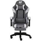 Pelituoli jalkatukilla INFINI Core Light Gray