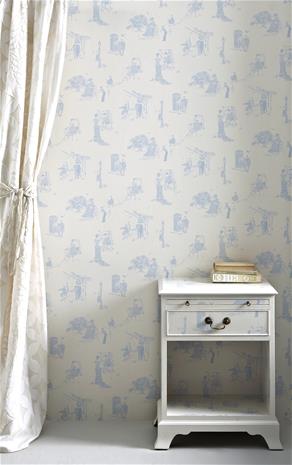 Promenade - Wedgewood Blue - BG0200201 Tapetti