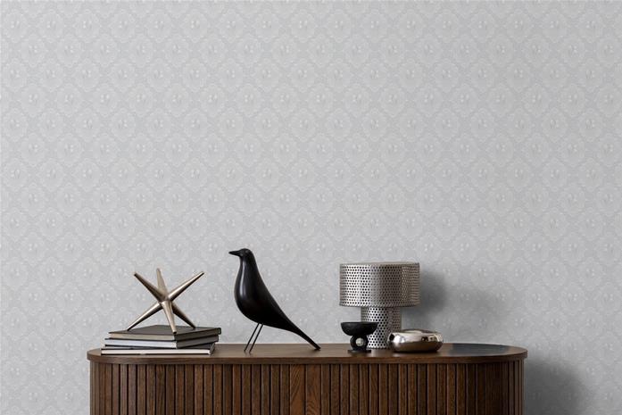 Rosalind Light Grey - 1037901-09 Tapetti
