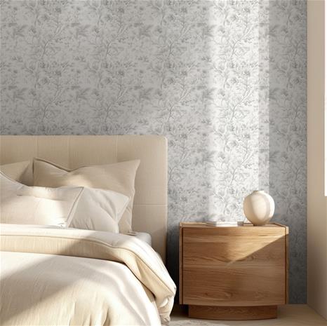 Roberta Light Grey - 1104801-04 Tapetti